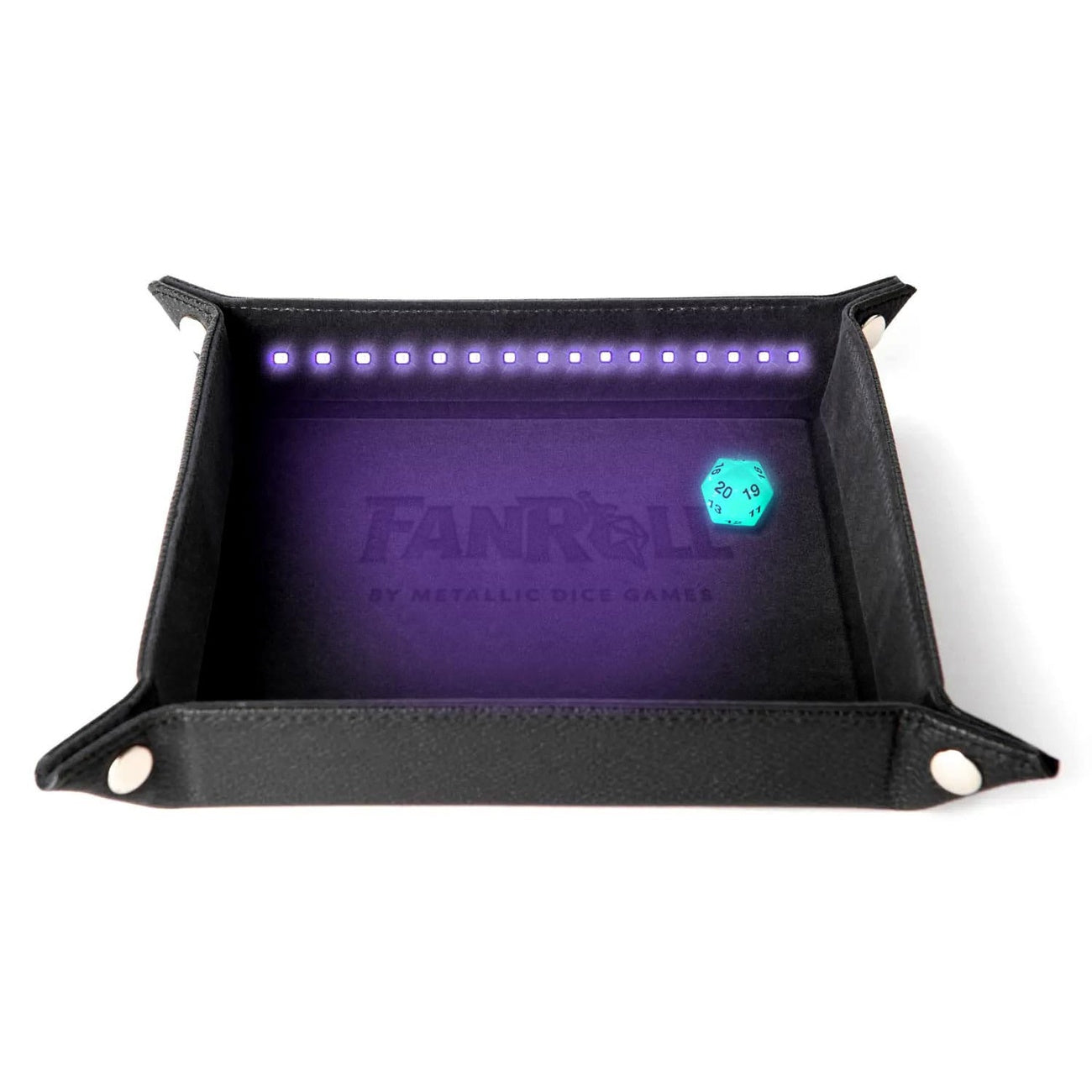 Produktbild FanRoll Shadowlight Faltbarer Blacklight Würfelteller Black
