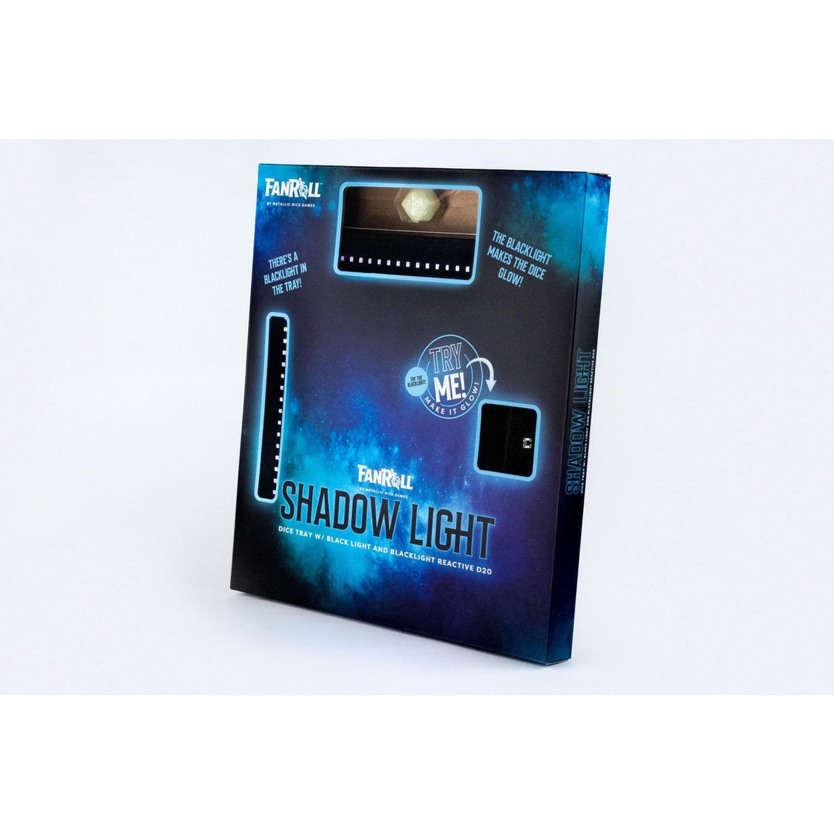Produktbild FanRoll Shadowlight Faltbarer Blacklight Würfelteller Black