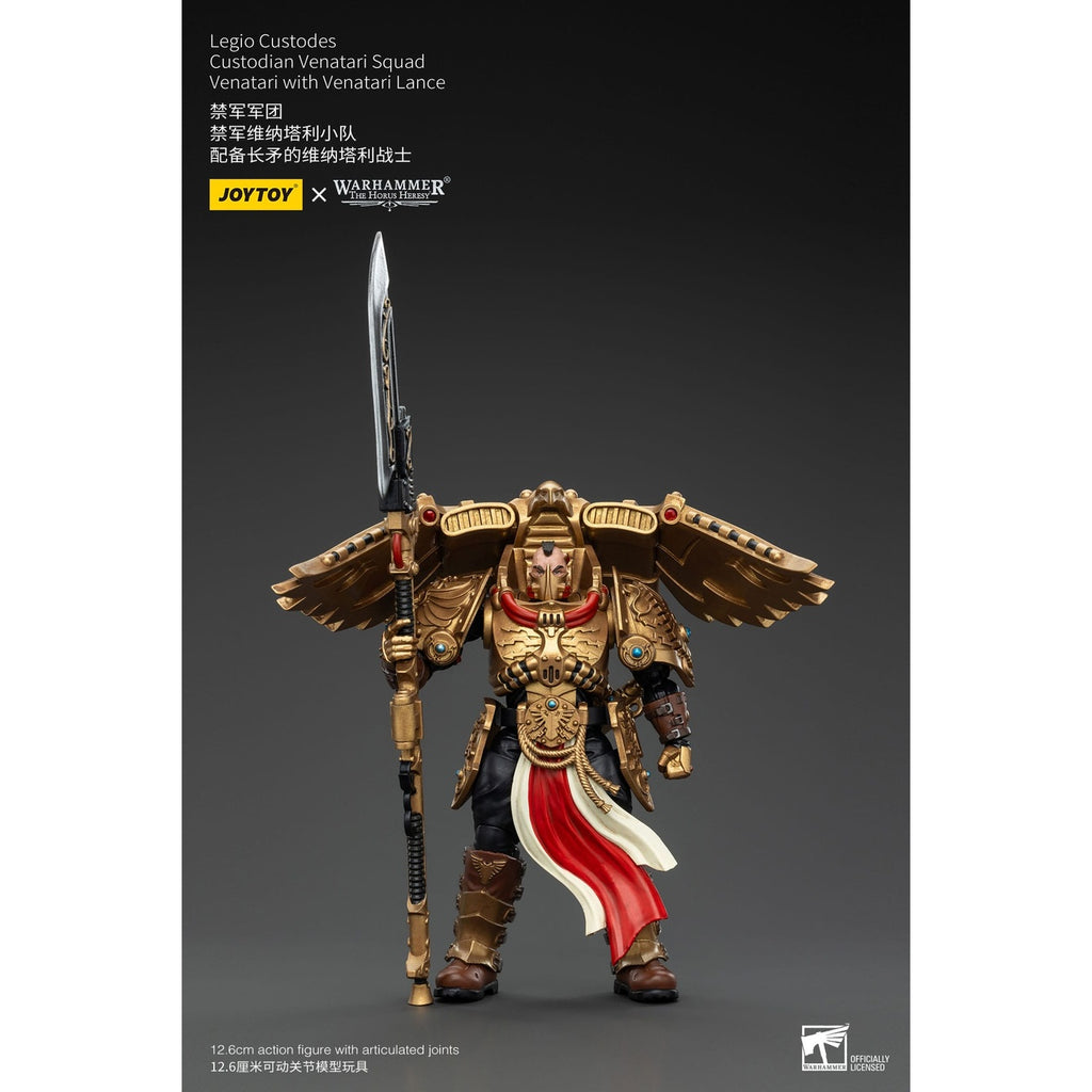 Produktbild Warhammer The Horus Heresy Actionfigur 1/18 Legio Custodes Custodian Venatari Squad Venatari with Venatari Lance 13 cm