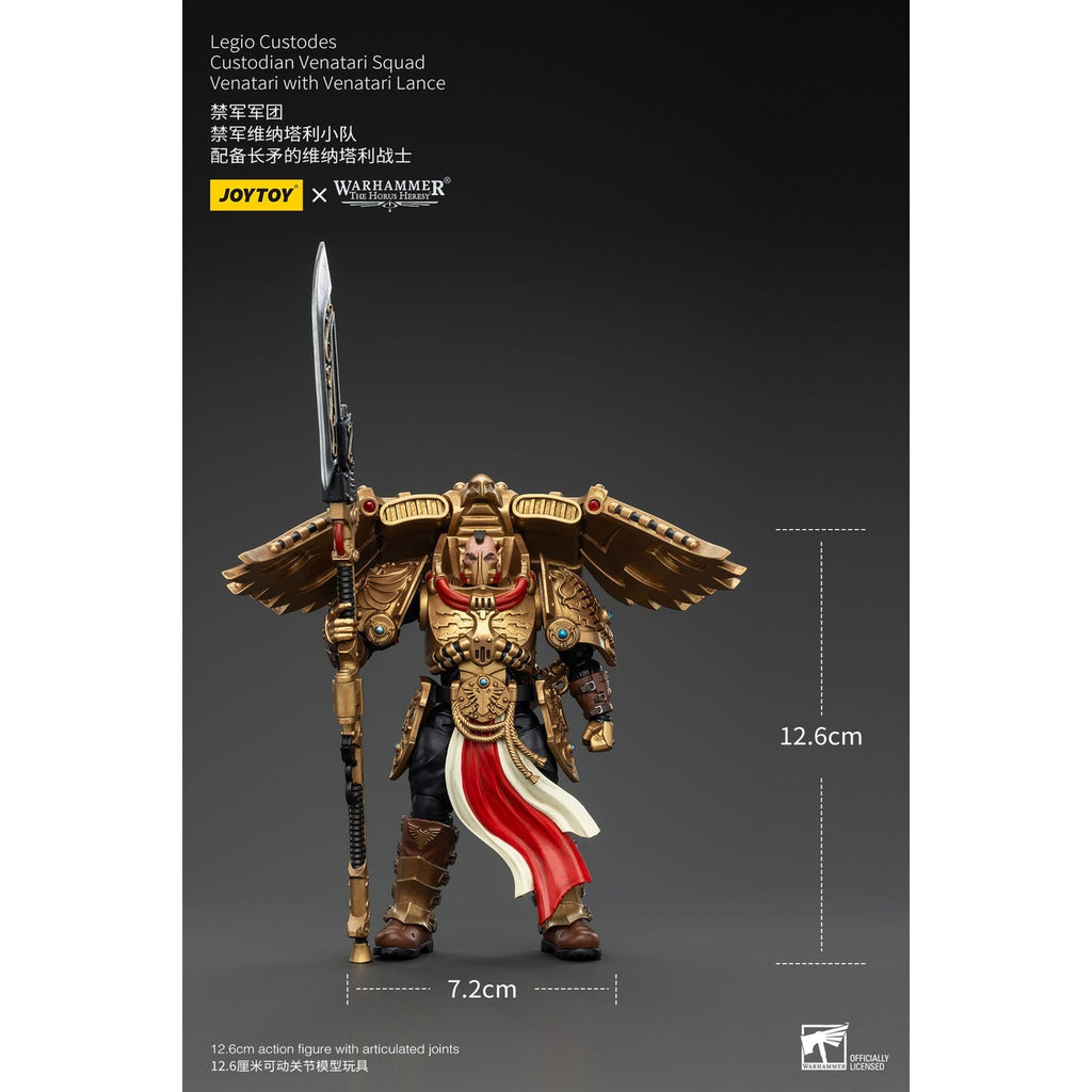 Produktbild Warhammer The Horus Heresy Actionfigur 1/18 Legio Custodes Custodian Venatari Squad Venatari with Venatari Lance 13 cm