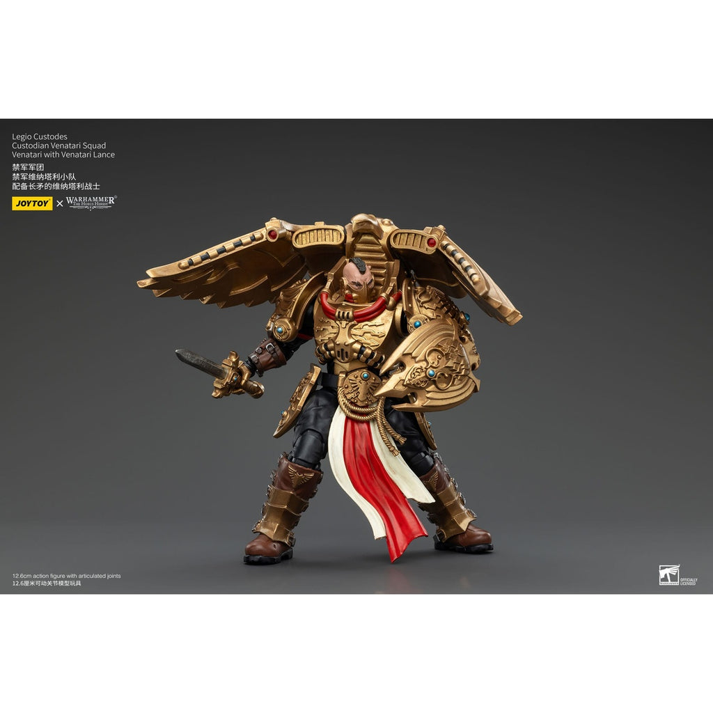 Produktbild Warhammer The Horus Heresy Actionfigur 1/18 Legio Custodes Custodian Venatari Squad Venatari with Venatari Lance 13 cm