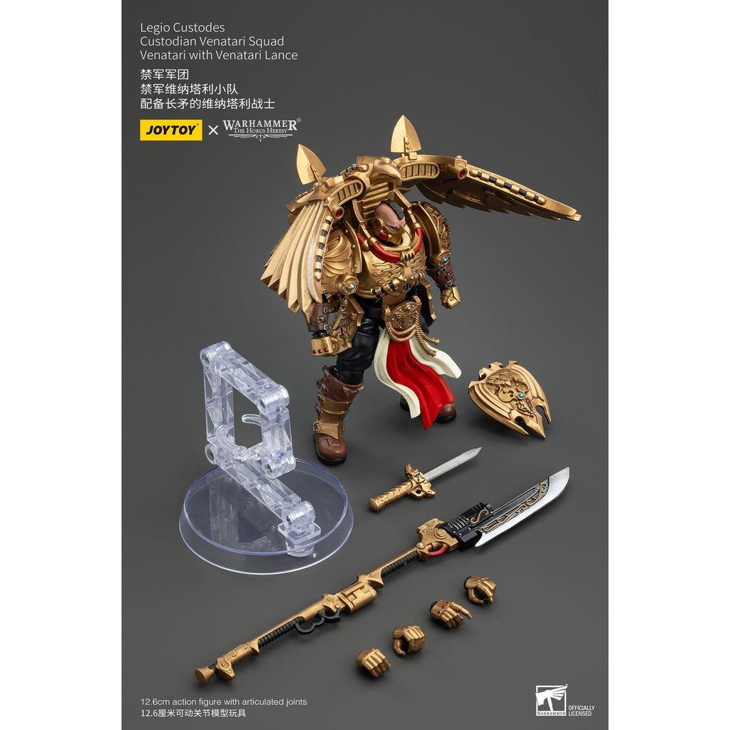 Produktbild Warhammer The Horus Heresy Actionfigur 1/18 Legio Custodes Custodian Venatari Squad Venatari with Venatari Lance 13 cm