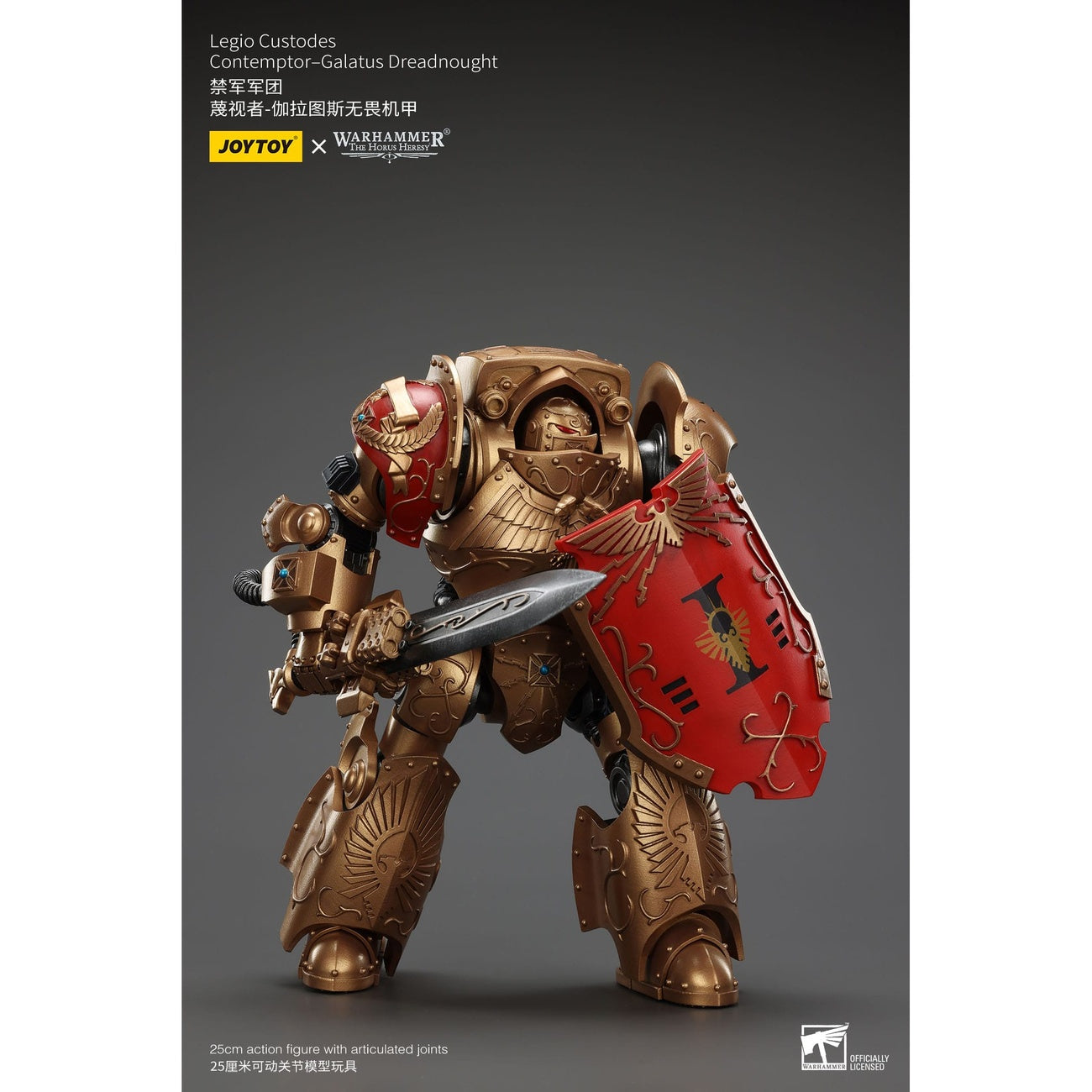 Produktbild Warhammer The Horus Heresy Action Figure Legio Custodes Contemptor-Galatus Dreadnought 25 cm