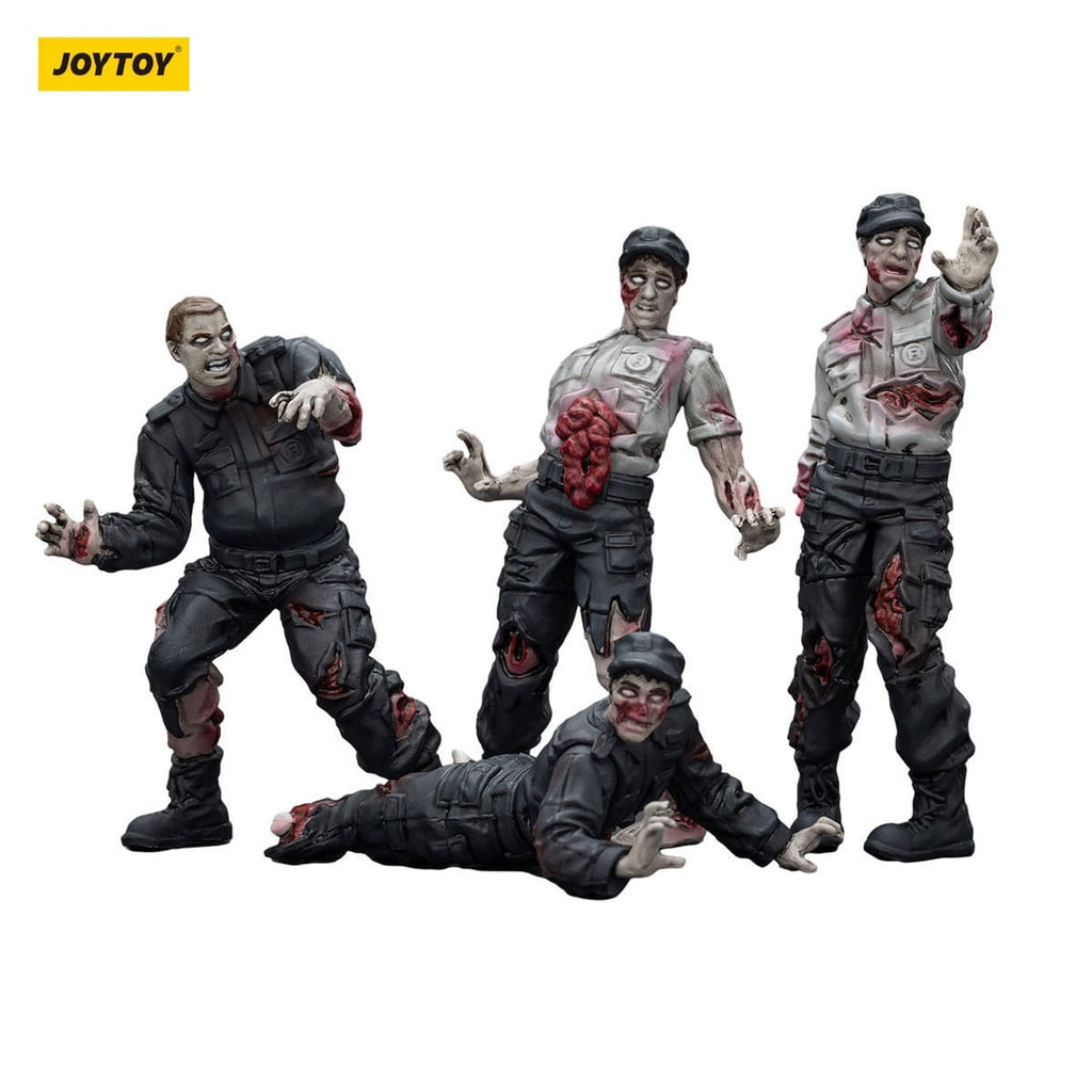 Produktbild Zombie Dark Source Actionfiguren 4er-Pack Security Guards 8 cm