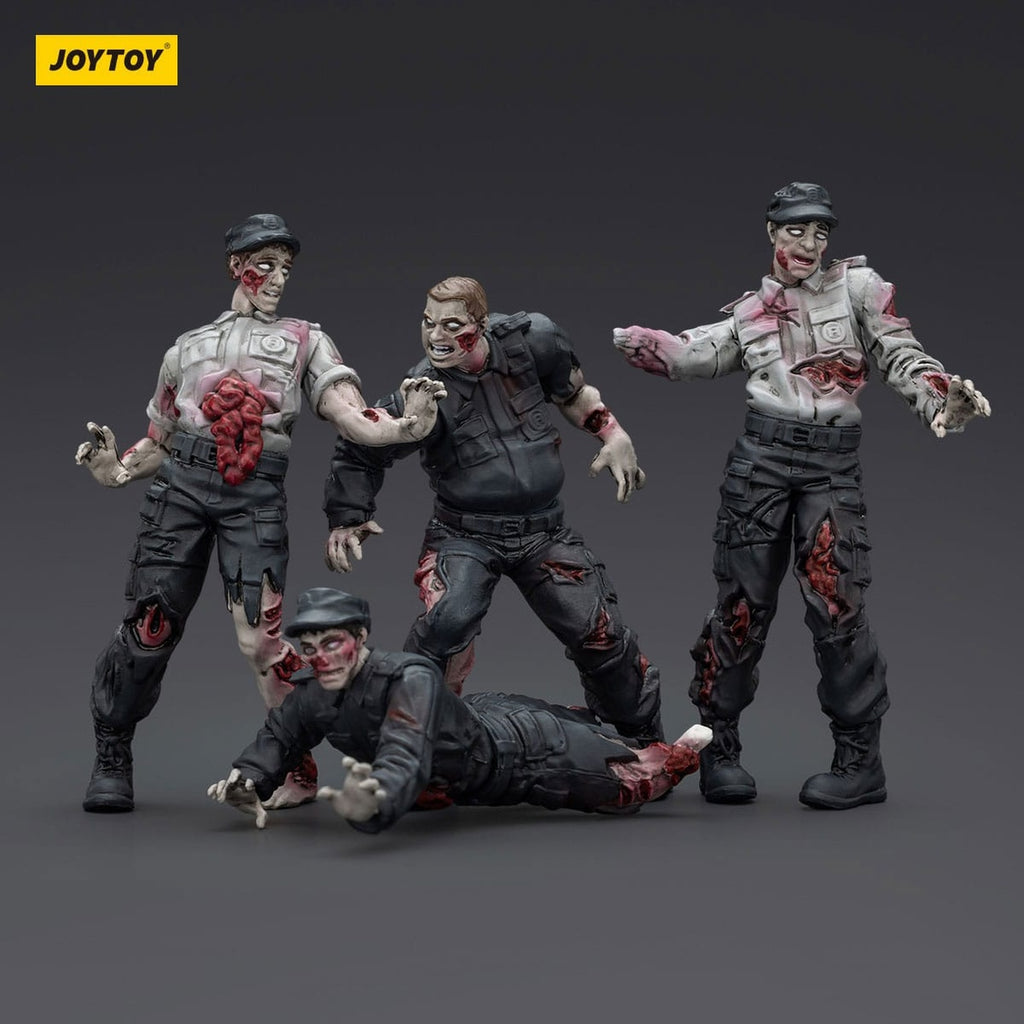 Produktbild Zombie Dark Source Actionfiguren 4er-Pack Security Guards 8 cm