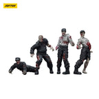 Produktbild Zombie Dark Source Actionfiguren 4er-Pack Security Guards 8 cm