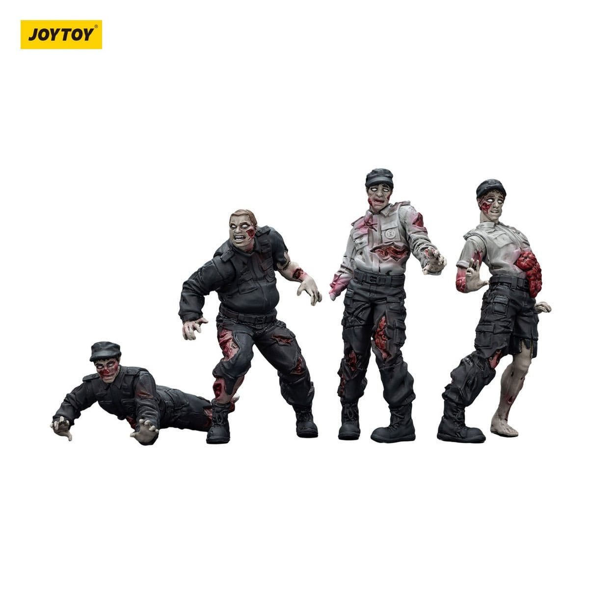 Produktbild Zombie Dark Source Actionfiguren 4er-Pack Security Guards 8 cm