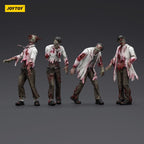 Produktbild Zombie Dark Source Actionfiguren 4er-Pack Scientists (Male) 8 cm
