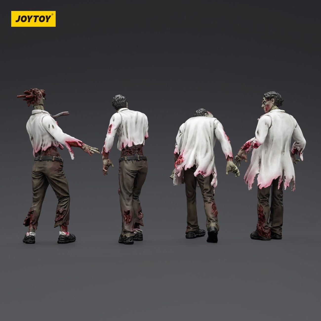 Produktbild Zombie Dark Source Actionfiguren 4er-Pack Scientists (Male) 8 cm