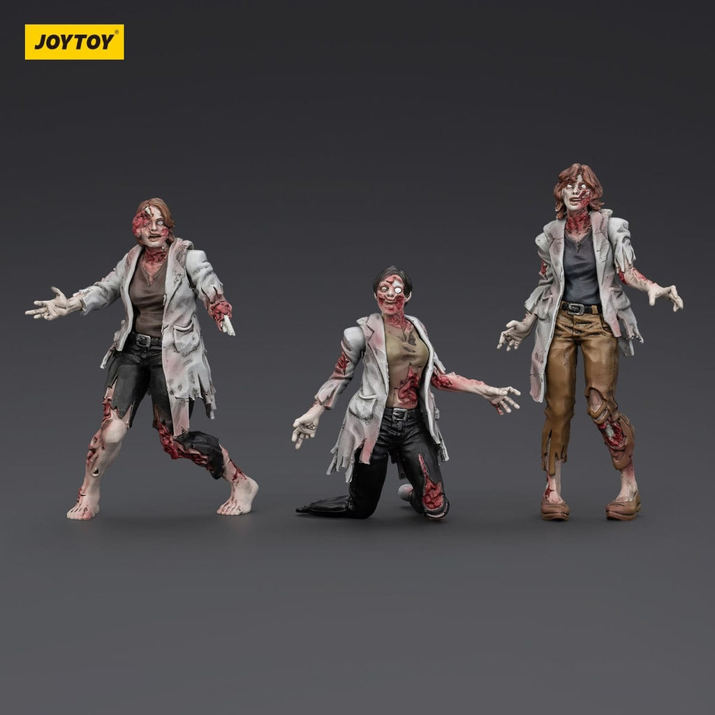 Produktbild Zombie Dark Source Actionfiguren 3er-Pack Scientists (Female) 8 cm