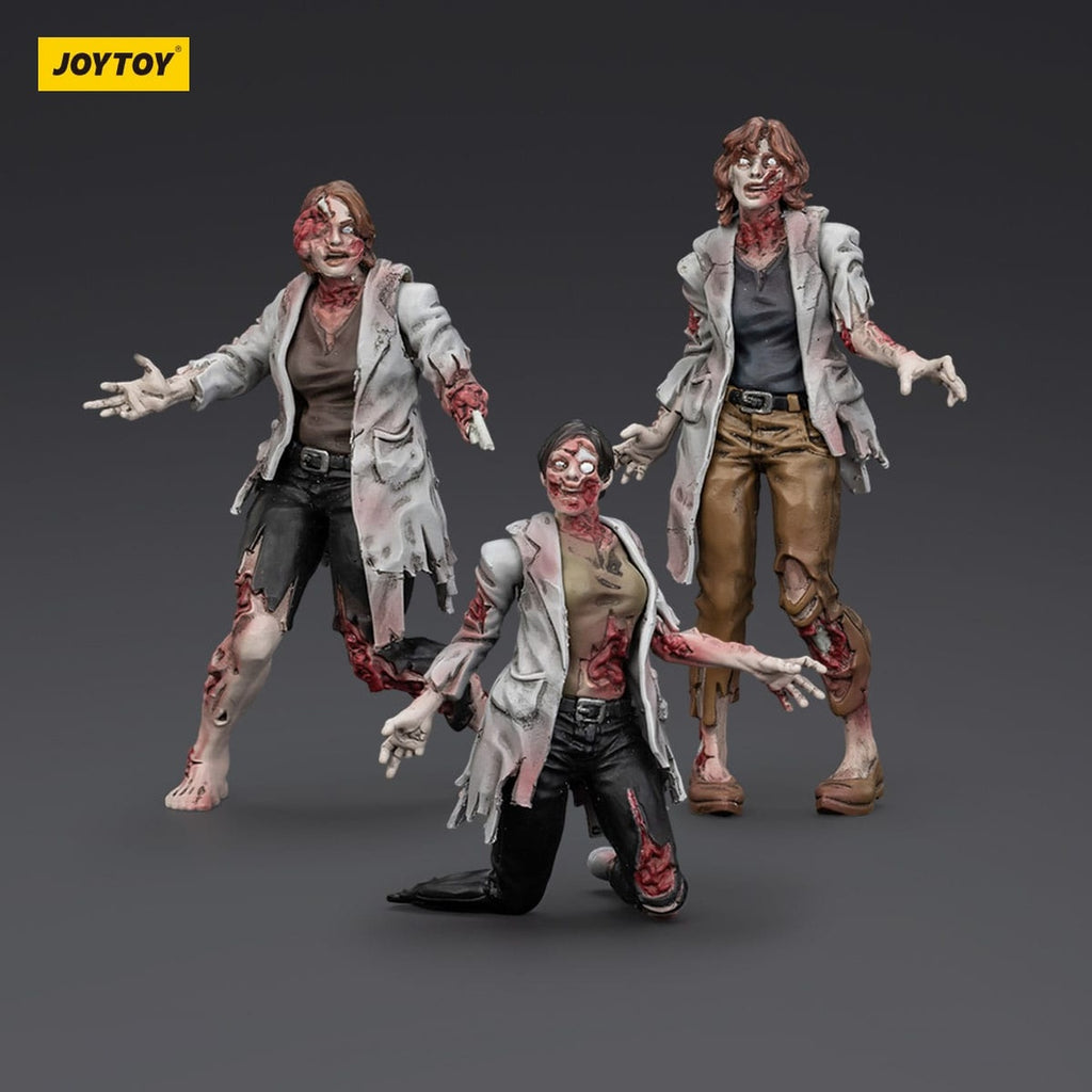 Produktbild Zombie Dark Source Actionfiguren 3er-Pack Scientists (Female) 8 cm