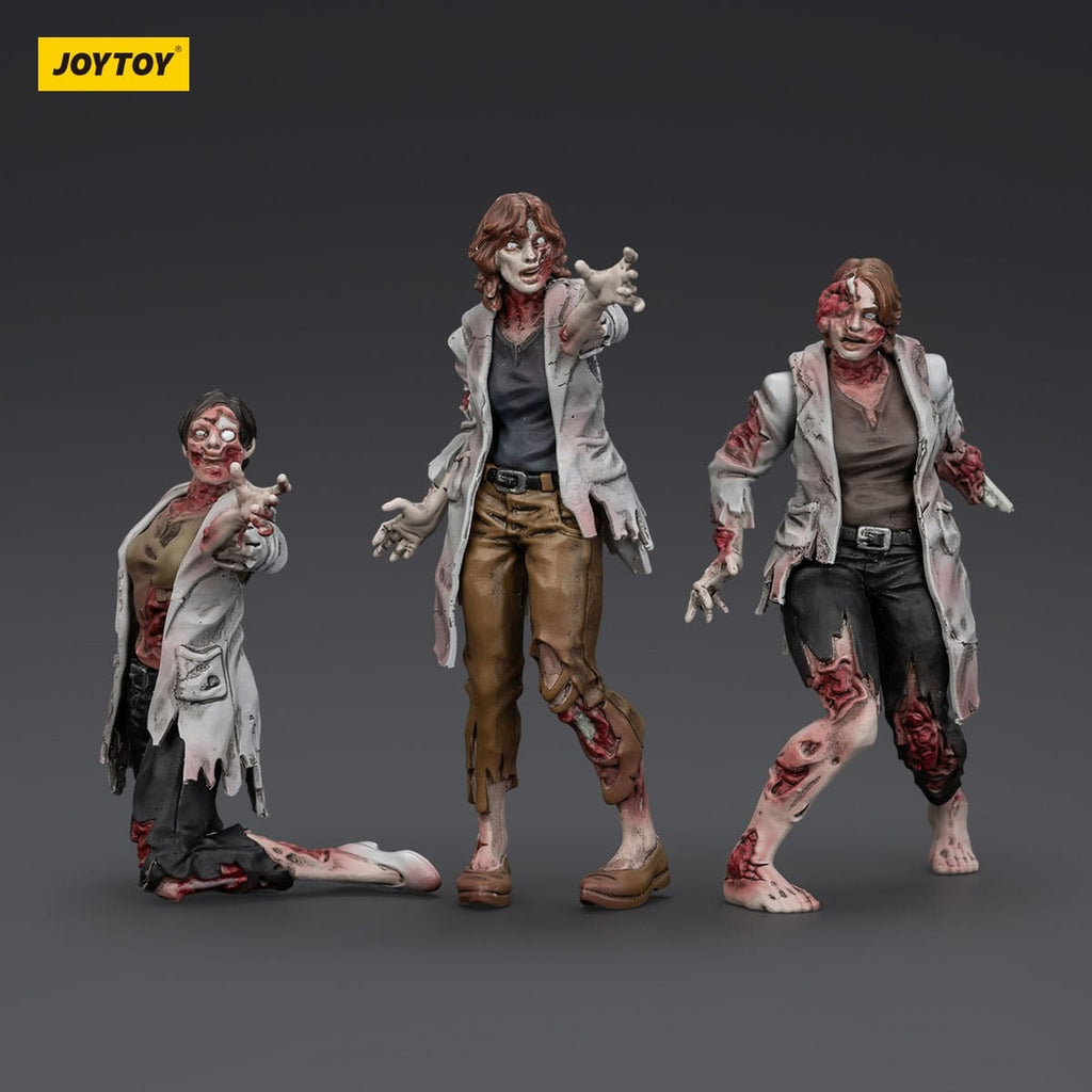 Produktbild Zombie Dark Source Actionfiguren 3er-Pack Scientists (Female) 8 cm