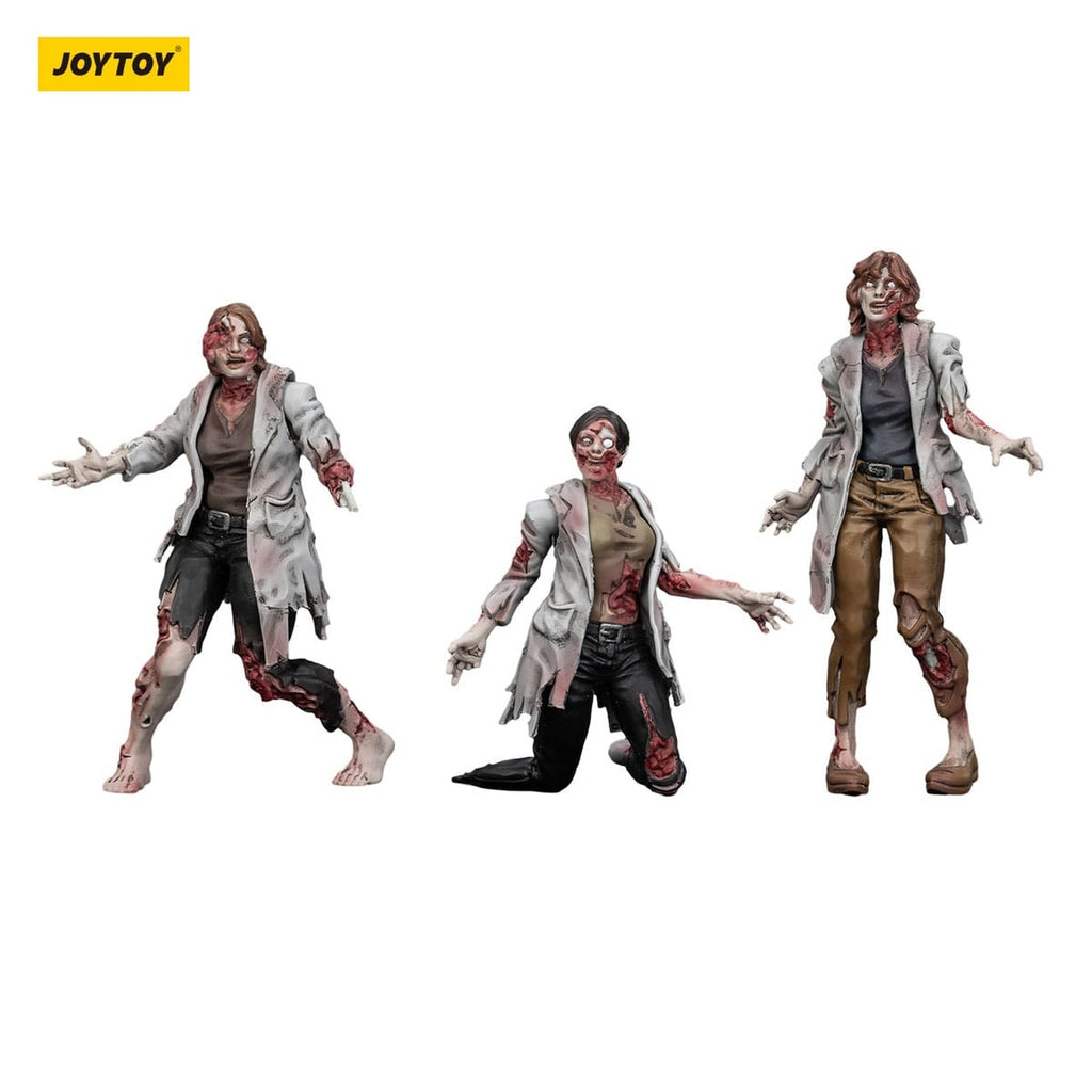 Produktbild Zombie Dark Source Actionfiguren 3er-Pack Scientists (Female) 8 cm