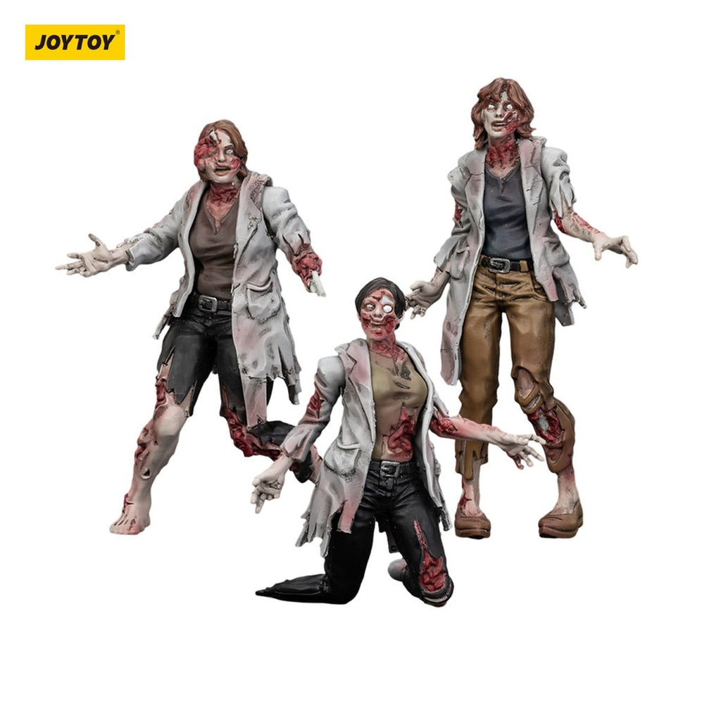 Produktbild Zombie Dark Source Actionfiguren 3er-Pack Scientists (Female) 8 cm