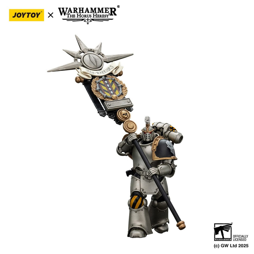 Product image Warhammer The Horus Heresy Action Figure 1/18 Iron Warriors Command Squad Chosen with Legion Standard 12 cm