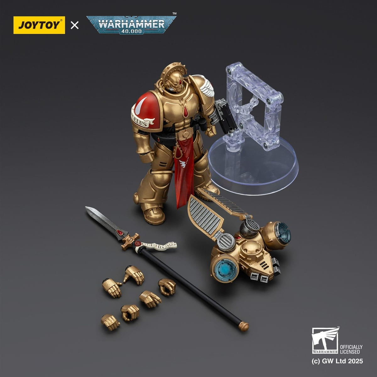 Product image Warhammer 40,000: Combat Patrol Blood Angels Action Figure Sanguinary Guard 2 with Angelus Boltgun and Encarmine Spear 20 cm