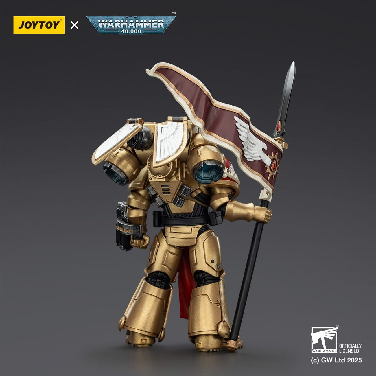 Produktbild Warhammer 40,000: Combat Patrol Blood Angels Actionfigur Sanguinary Guard 3 with Angelus Boltgun and Encarmine Spear 20