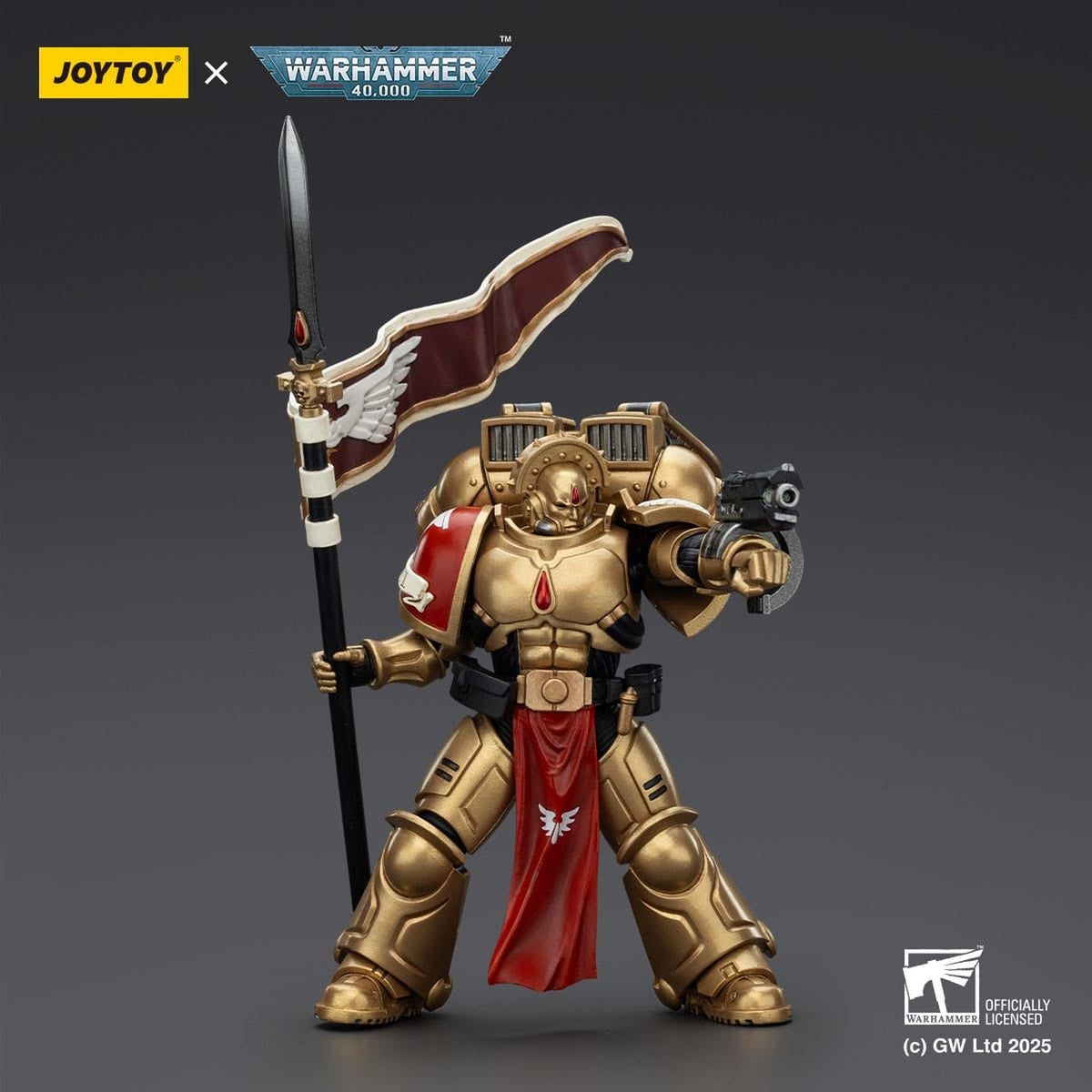 Produktbild Warhammer 40,000: Combat Patrol Blood Angels Actionfigur Sanguinary Guard 3 with Angelus Boltgun and Encarmine Spear 20