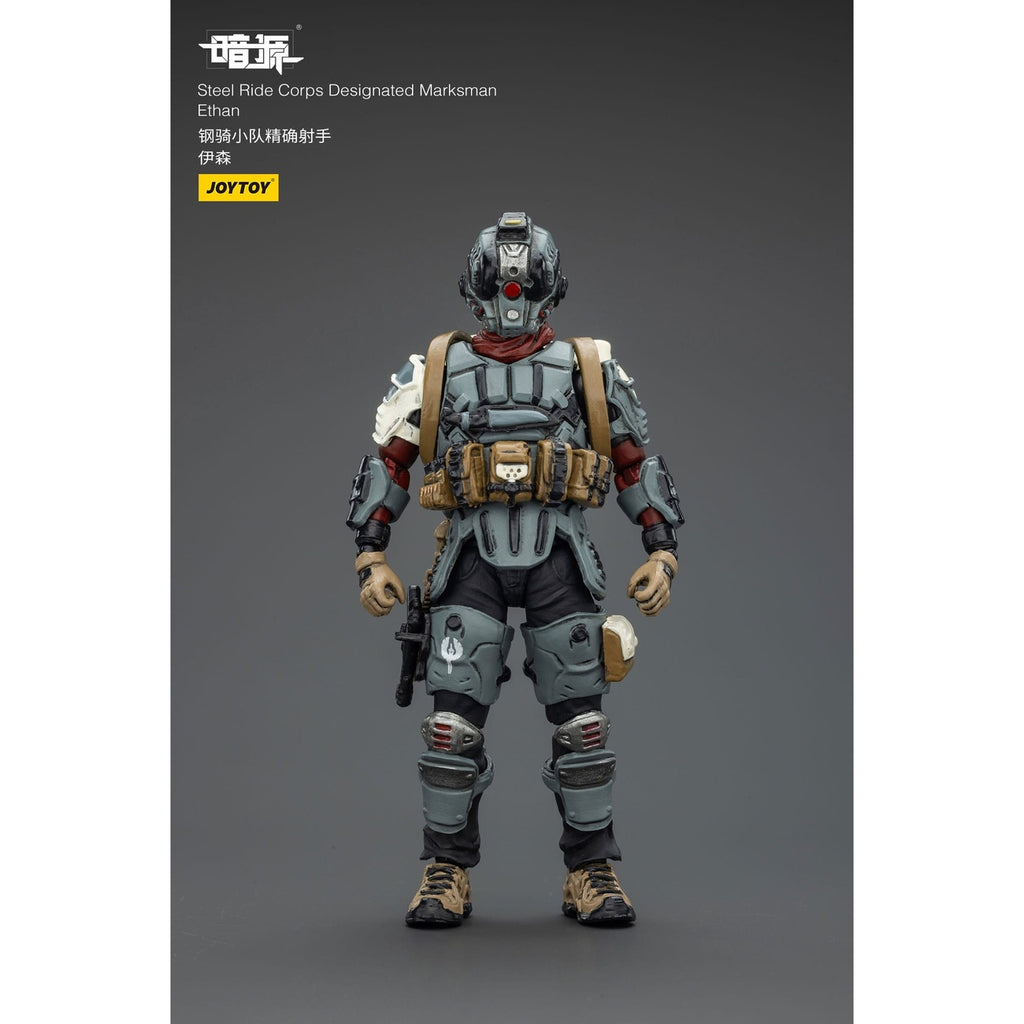 Produktbild Steel Ride Corps Dark Source Actionfigur Designated Marksman Ethan 7 cm