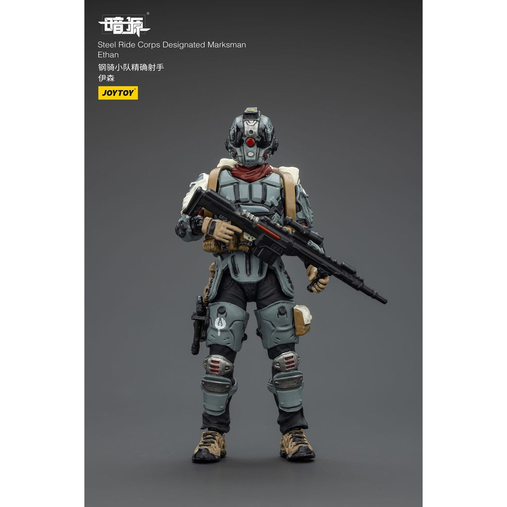 Produktbild Steel Ride Corps Dark Source Actionfigur Designated Marksman Ethan 7 cm
