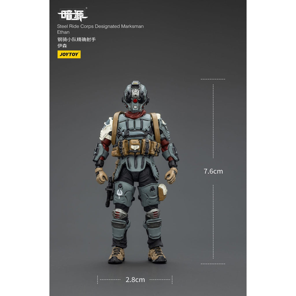 Produktbild Steel Ride Corps Dark Source Actionfigur Designated Marksman Ethan 7 cm