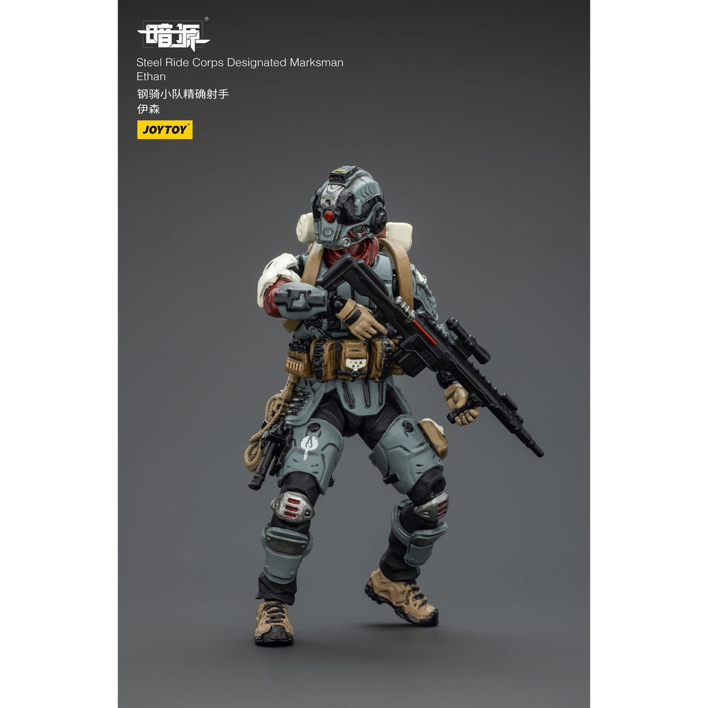 Produktbild Steel Ride Corps Dark Source Actionfigur Designated Marksman Ethan 7 cm