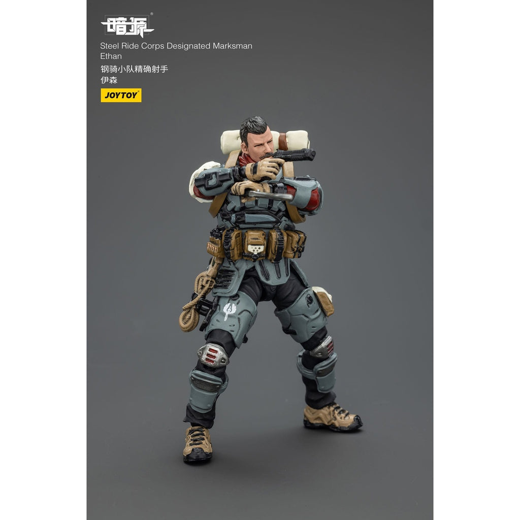 Produktbild Steel Ride Corps Dark Source Actionfigur Designated Marksman Ethan 7 cm