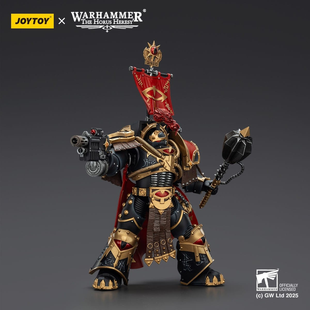 Produktbild Warhammer 40,000: Sons of Horus Actionfigur Legion Cataphractii Praetorwith Combi-Melta and Power Maul 14 cm