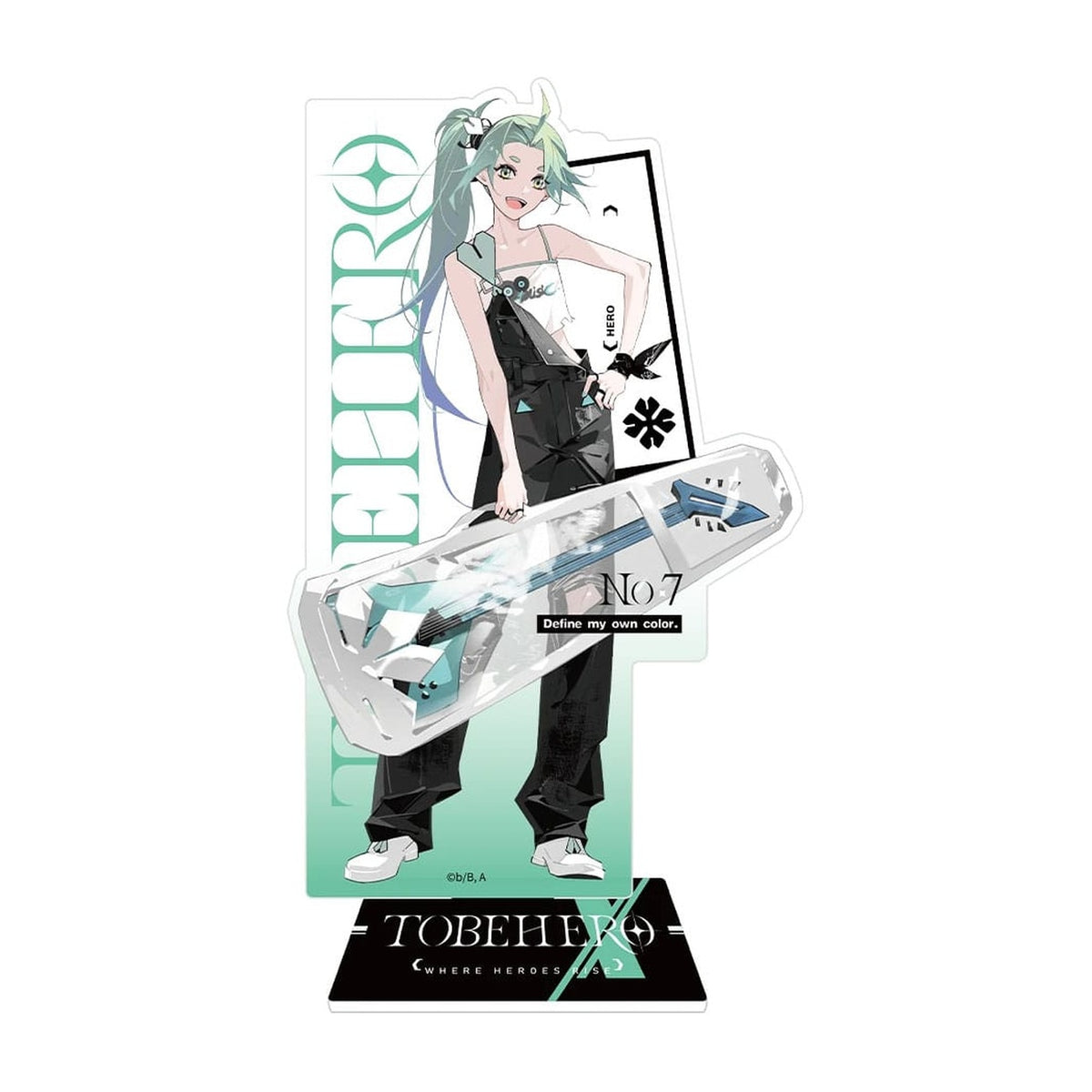 Produktbild To Be Hero X Acryl-Aufsteller Hero Show Series Lucky Cyan 17 cm