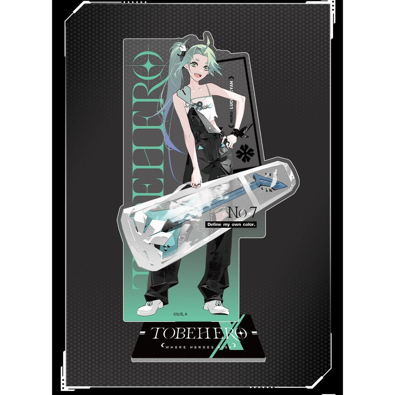 Produktbild To Be Hero X Acryl-Aufsteller Hero Show Series Lucky Cyan 17 cm