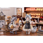 Produktbild Decorated Life Collection PVC Statue Tea Time Cats - Cat Town Bakery Staff & Customer Set 12 cm