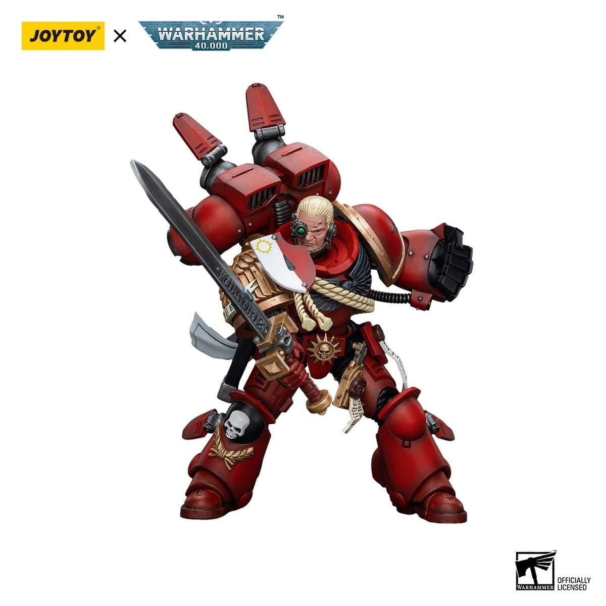 Produktbild Warhammer The Horus Heresy Actionfigur 1/18 Blood Angels Captain With Jump Pack 12 cm
