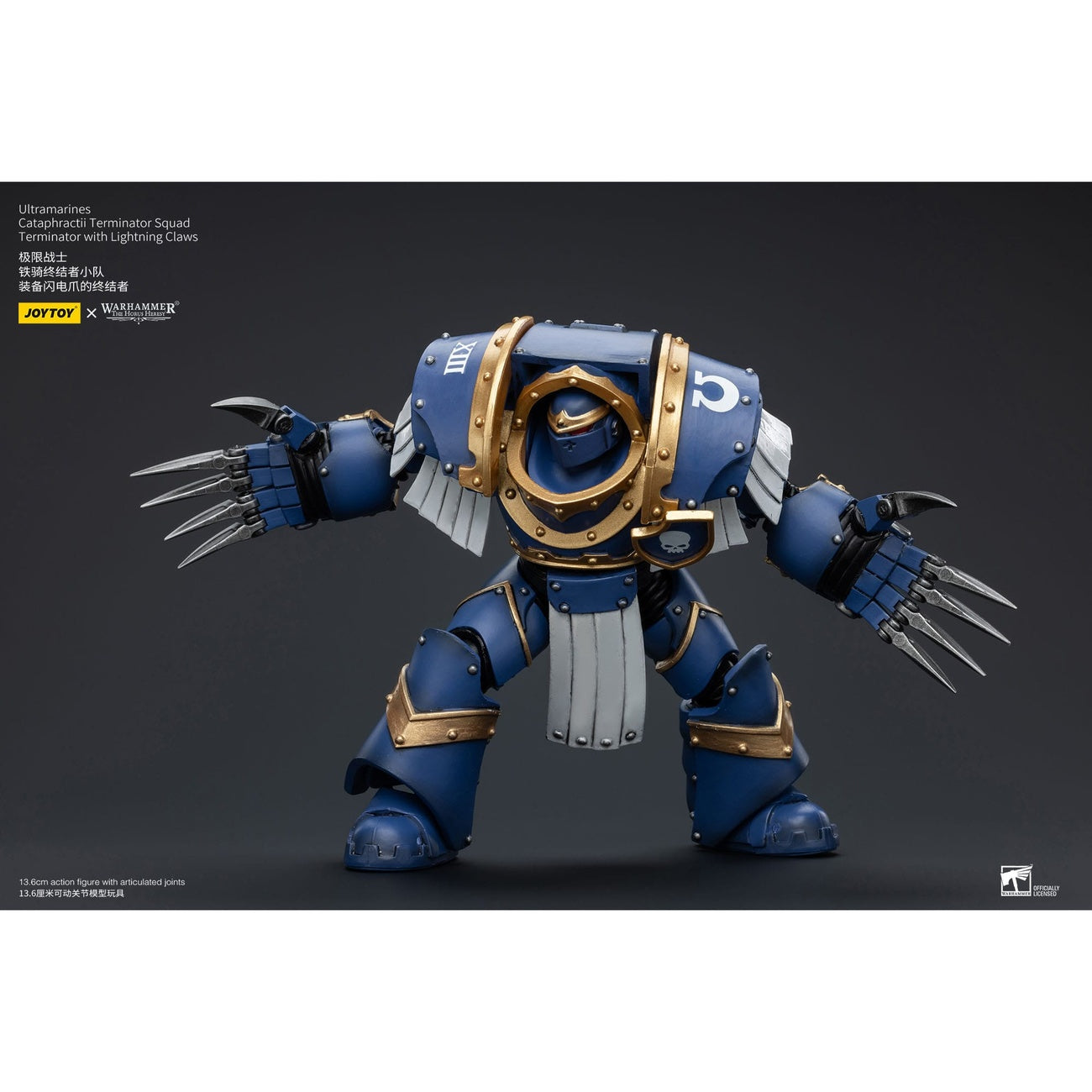 Produktbild Warhammer The Horus Heresy Actionfigur 1/18 Ultramarines Cataphractii Terminator Squad Terminator with Lightning Claws 1