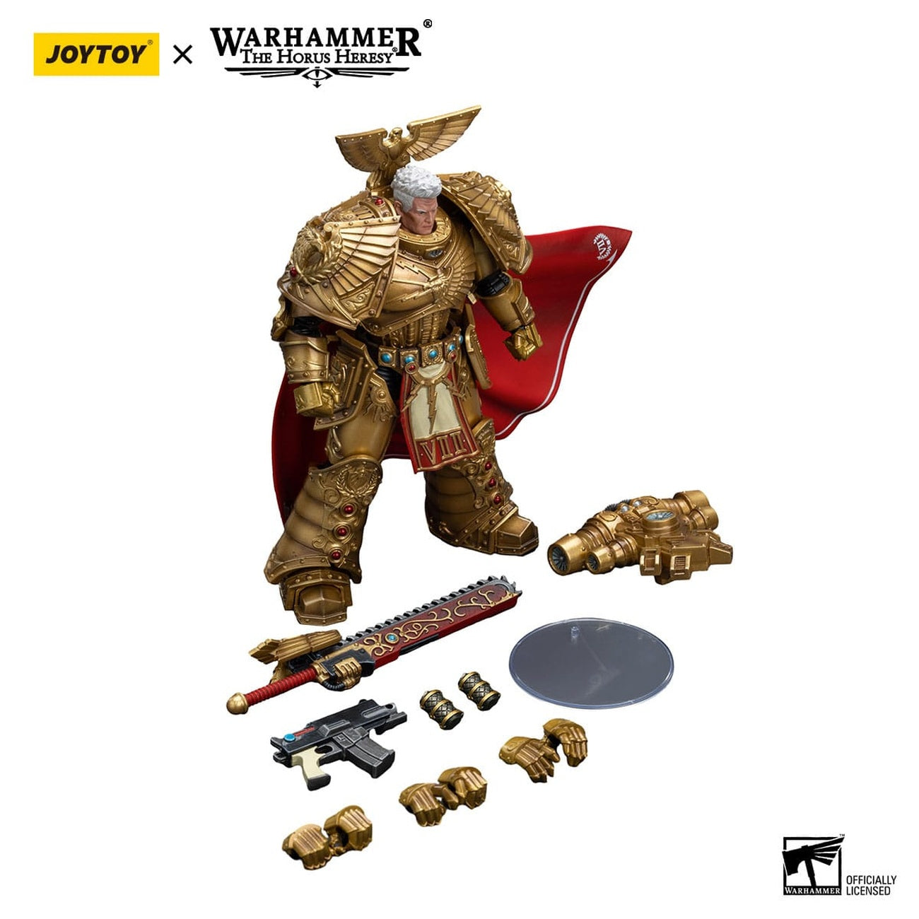 Produktbild Warhammer The Horus Heresy Actionfigur 1/18 Imperial Fists Rogal Dorn Primarch of the 7th Legion 12 cm