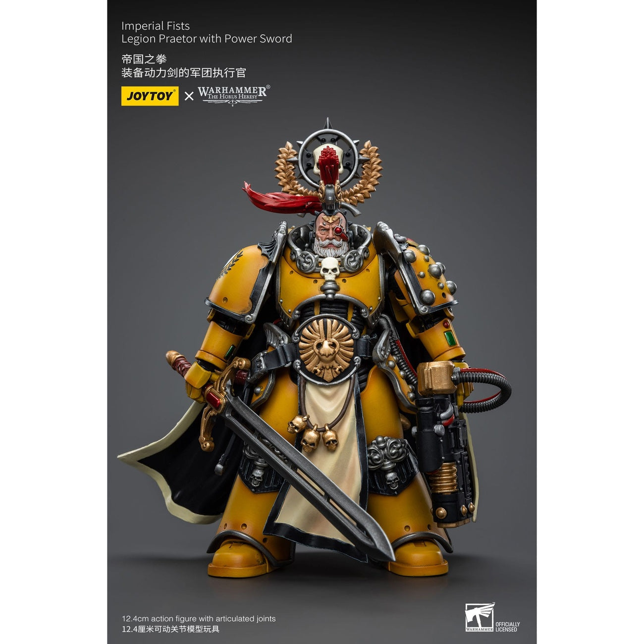 Produktbild Warhammer The Horus Heresy Actionfigur 1/18 Imperial Fists Legion Praetor with Power Sword 12 cm
