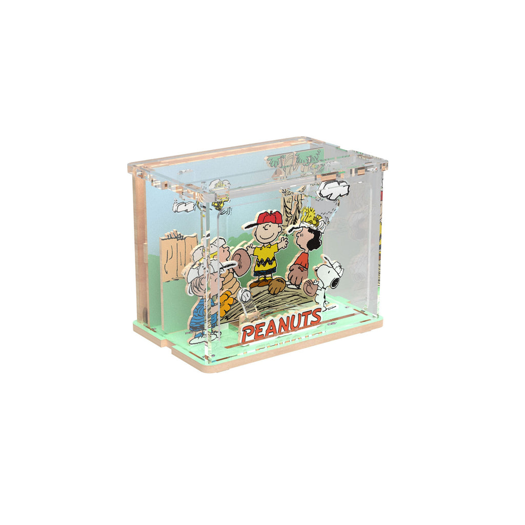 Produktbild Die Peanuts Puremind DIY Bauset Mini Scene Baseball Time