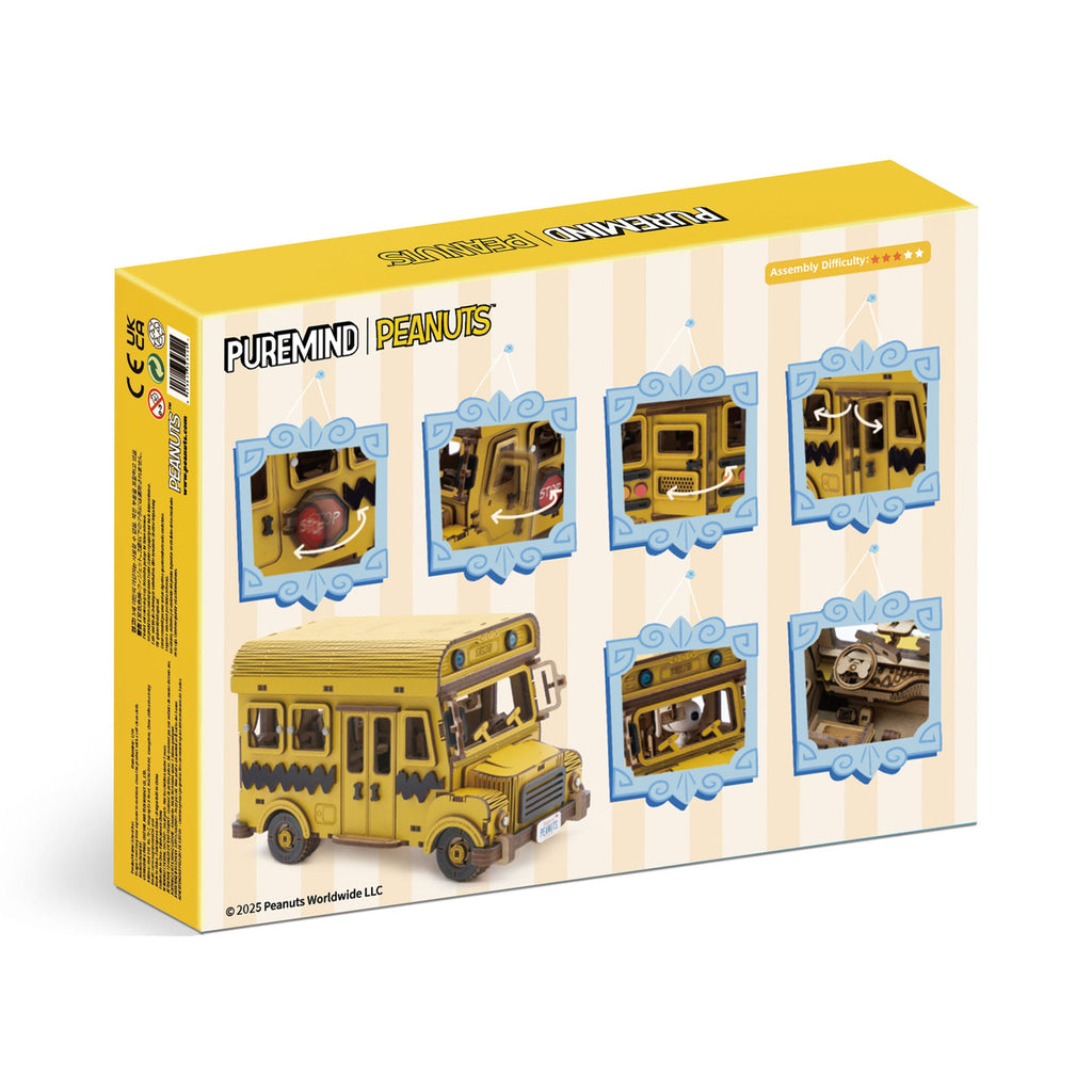 Produktbild Die Peanuts Puremind Bauset School Bus