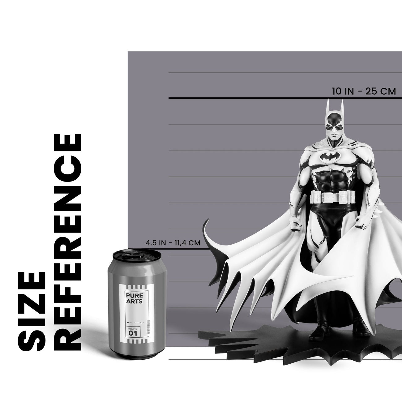 Produktbild Batman PX PVC Statue 1/8 SDCC 2024 Batman Black & White Version 27 cm