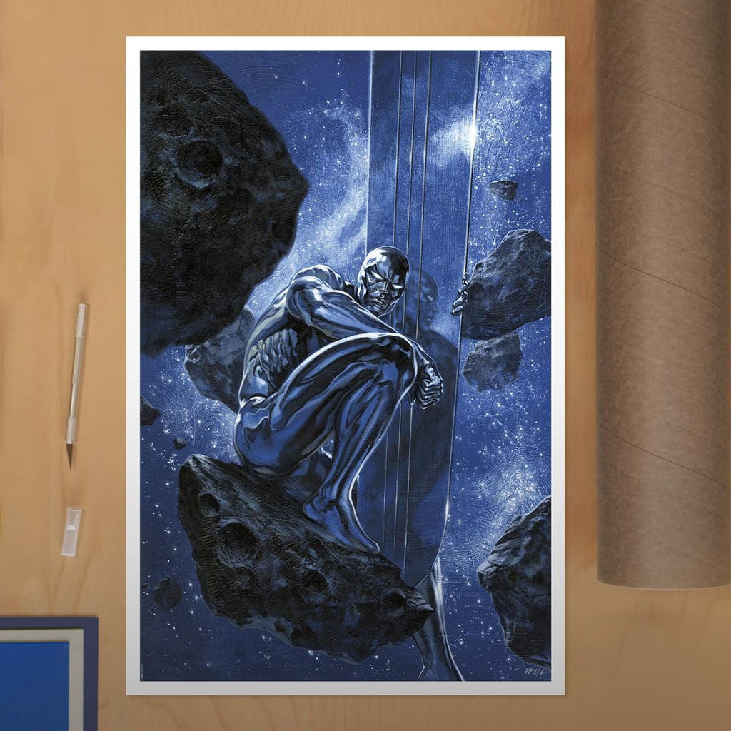 Produktbild Marvel Kunstdruck Silver Surfer: Ghost Light 61 x 41 cm - ungerahmt