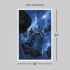 Produktbild Marvel Kunstdruck Silver Surfer: Ghost Light 61 x 41 cm - ungerahmt