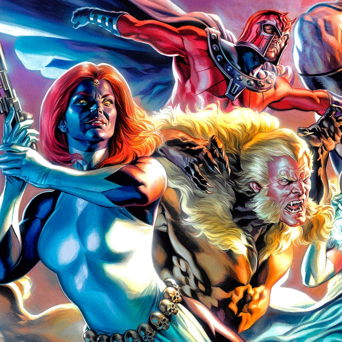 Produktbild Marvel X-Men Kunstdruck The Brotherhood of Mutants by Felipe Massafera 46 x 66 cm - ungerahmt