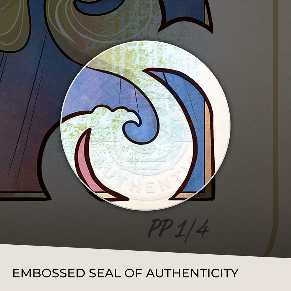 Produktbild Critical Role Kunstdruck Matthew Mercer: 10th Anniversary Art Nouveau Illustrations 46 x 28 cm - ungerahmt