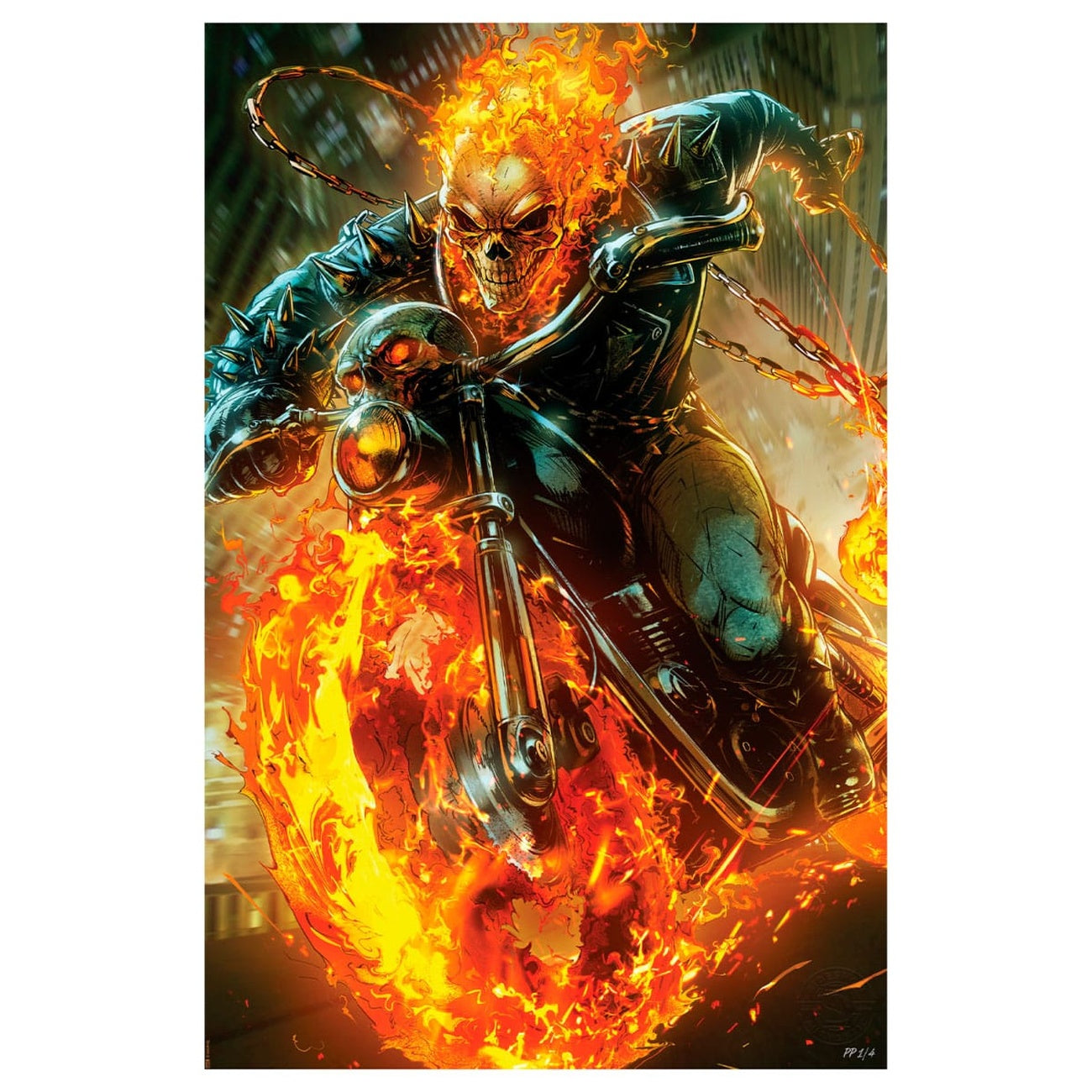 Produktbild Marvel Kunstdruck Cosmic Ghost Rider 61 x 41 cm - ungerahmt