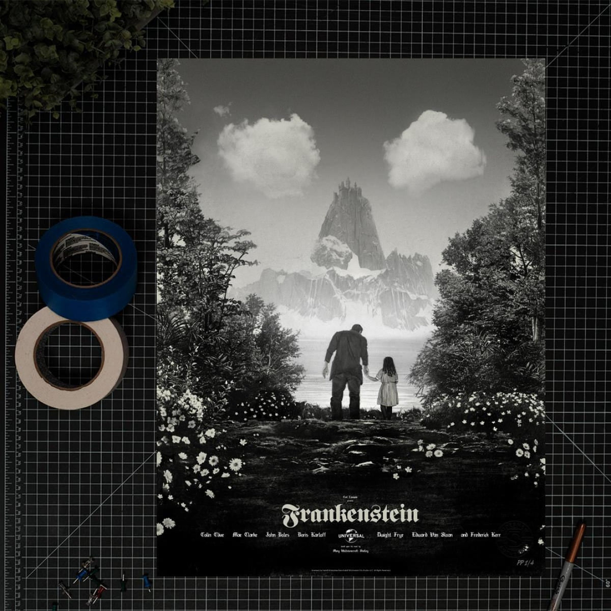 Product image Frankenstein Art Print Frankenstein by Greg Ruth 61 x 46 cm – unframed