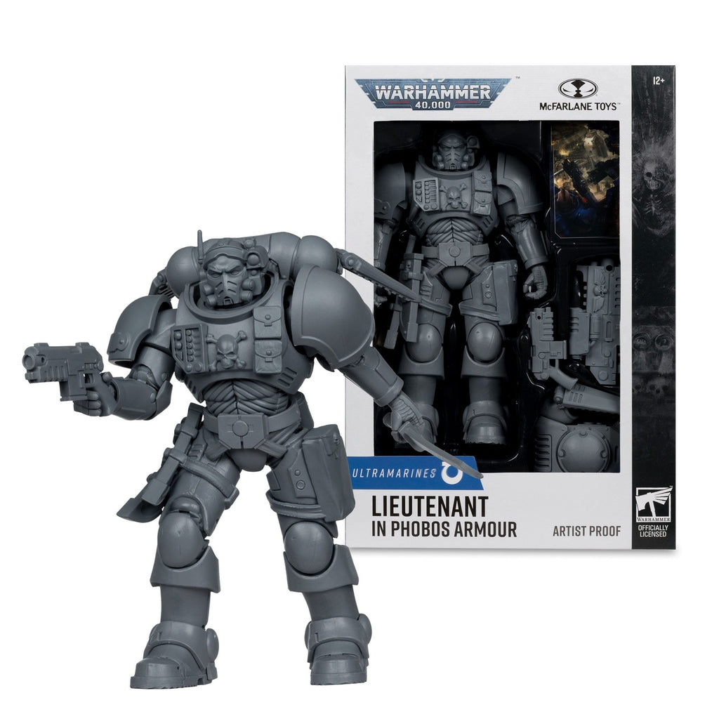 Produktbild Warhammer 40,000 Actionfigur Lieutenant in Phobos Armor (Ultramarines) (Artist Proof) 18 cm