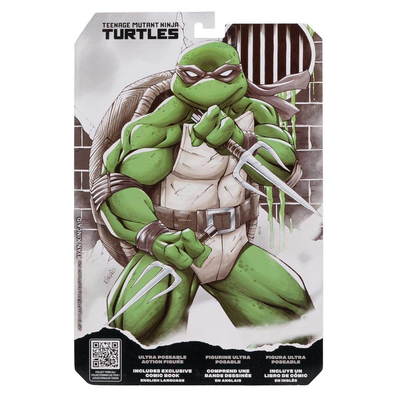 Produktbild Teenage Mutant Ninja Turtles Page Punchers Actionfigur Raphael (Black White & Green) (Red Platinum Edition) 13 cm