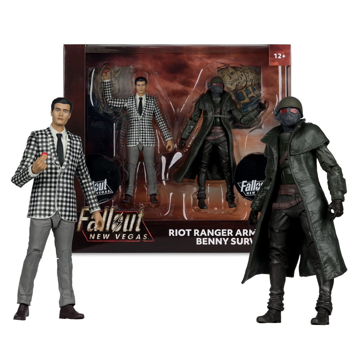 Product image Fallout: New Vegas Statues 2-Pack Riot Ranger Armor & Benny Survivor 18 cm
