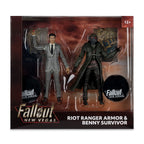 Product image Fallout: New Vegas Statues 2-Pack Riot Ranger Armor & Benny Survivor 18 cm