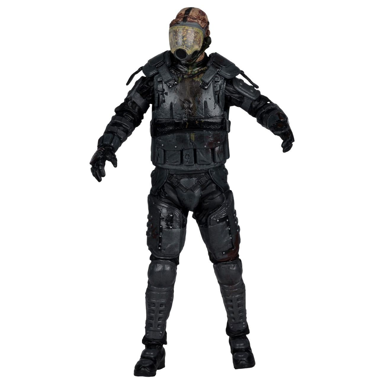 Produktbild The Walking Dead Actionfigur Gas Mask Zombie (Season 4) 13 cm