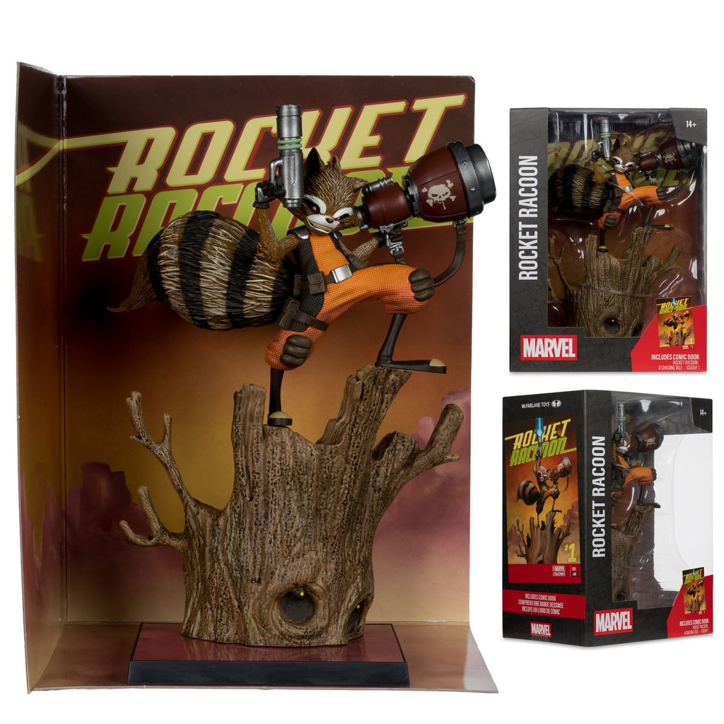 Produktbild Marvel Collection PVC Statue 1/6 Rocket Racoon (Rocket Racoon: A Chasing Tale #1) 18 cm